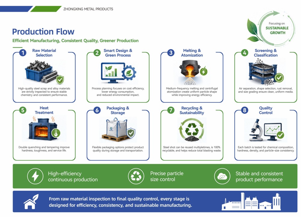 ZHONGXING METAL Production Flow